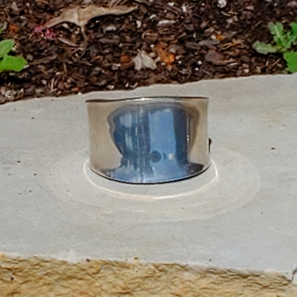 HOB Mexico 925 Large Concave Cuff Bracelet 31.3g - Picture 6 of 14